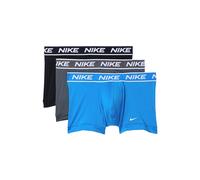 Nike Herren Ganztägige Micro Stretch Trunk Unterwäsche (3er-Pack), Fotoblau/Eisengrau/Schwarz, Small