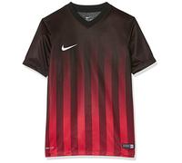 Nike Herren Hemd Mit Kurzen Ärmeln Striped Abteilung Ii, Nero_Rosso_Bianco, L, 725976