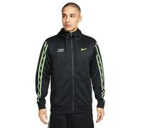 Nike Herren Hooded Full Zip Ls Top M NSW Repeat Sw Pk Fz Hoody, Black/Black/Volt, DX2025-013, M