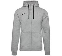 Nike Herren Hoodie FZ Fleece TM Club19, Grau (Dk Grey Heather/063), 2XL