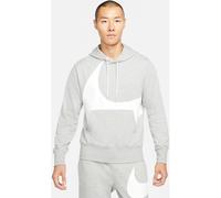 NIKE Herren Hoodie Sportswear Swoosh (DH1027) S DK GREY HEATHER/WHITE