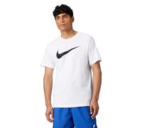 Nike Herren Icon Swoosh T-Shirt, White/Black, XXL
