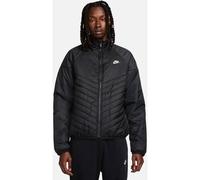 NIKE Sportswear Windrunner Therma-FIT wasserabweisende Steppjacke Herren 010 - black/black/sail XXL
