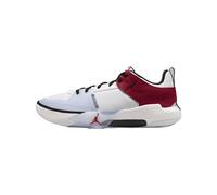 Nike Herren Jordan One Take 5 Basketballschuhe, White/Gym Red/Sail/Black, 44