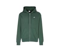 Herren Tennissweatshirt Nike Club Full-Zip Fleece - fir/fir/white - Grün (M)