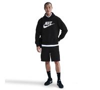 Kapuzensweatshirt NIKE SPORTSWEAR "M NK CLUB BB PO GFX HOODIE", Herren, Gr. XXL, schwarz, schwarz,, Jersey, Obermaterial: 80% Baumwolle, 20% Polyester, normal, Rundhals, angesetztes Bündchen, Sweatshi