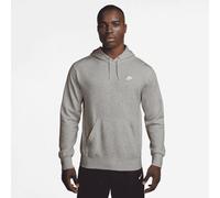 NIKE Club French Terry Hoodie Herren 063 - dk grey heather/lt smoke grey/white S