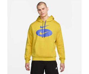 Nike Herren Kapuzenpullover Swoosh League Fleece Hoodie DM5458-709 L Vivid Sulfur