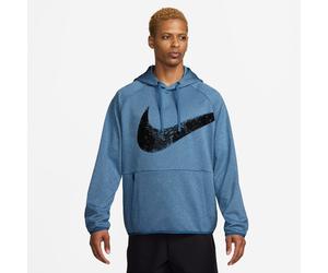 Nike Herren Kapuzenpullover Therma-FIT Hoodie FZ1072-429 M Aegean Storm/Black