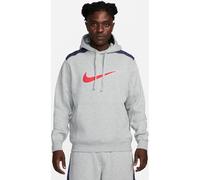 Nike M NSW SP FLC Hoodie BB Herren / DK GREY HEATHER/THUNDER BLUE/F / XL