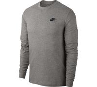 Nike Herren Langarmshirt Club AR5193-063 XXXL DK GREY HEATHER/BLACK