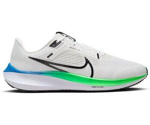 NIKE Herren Laufschuhe AIR ZOOM PEGASUS 40 PLATINUM TINT/BLACK-WHITE-GREEN STR - Gr. - 40.5