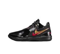Nike Herren Lebron NXXT Gen AMPD Basketballschuhe, Schwarz/Universitätsrot/Metallic-Gold, 44 EU