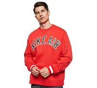 Nike Herren Long Sleeved T-Shirt M NSW AIR Crew FLC, University red, XL, AR1822
