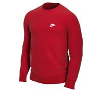 Nike Herren Long Sleeved T-Shirt M NSW Club CRW BB, University red/(White), 2XL, BV2662