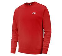 Nike Herren Long Sleeved T-Shirt M NSW Club CRW BB, University red/(White), 2XL-T, BV2662