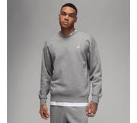 Nike Herren M J FLC Crew Sweatshirt, Carbon Heather/White, XXL EU