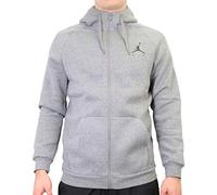 Nike Herren M J Jumpman Fleece FZ Sweatshirt, Carbon Heather/Black, 3XL