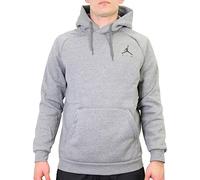 Nike Herren M J Jumpman Fleece PO Sweatshirt, Carbon Heather/Black, S