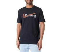 Nike Herren M NK DF Tee Heritage T-Shirt, Black, S