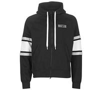 Nike Herren M NSW AIR Hoodie FZ FLC Sweatshirt, Black/White/Grey Heather, XS