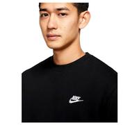 Nike Herren M Nsw Club Crw Ft Pullover Sweater, Black/White, XXL EU