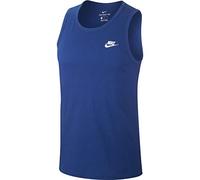Nike Herren M NSW Club Tanktop, Blau (indigo force/White), S