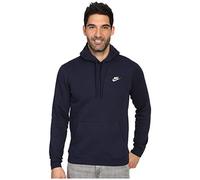 Nike Herren M Nsw Hoodie Po Flc Club Kapuzenpullover, Blau (Obsidian/White), M