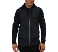 Nike Herren M Nsw Optic Hoodie Fz Full-Zip Optic Kapuzenjacke, Black/Heather/Black, 2XL