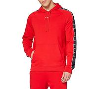 Nike Herren M NSW Swoosh FLC PO Hoodie FT Sweatshirt, University red/Black/White, XS