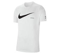 Nike Herren M NSW Swoosh HBR SS Tee T-Shirt, White/(Black), 3XL
