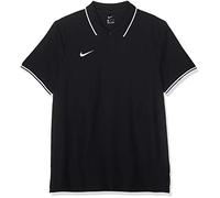 Nike Herren M TM CLUB19 SS Polo Shirt, Schwarz (Black/White/010), S