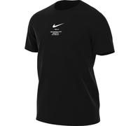 Nike Herren NSW Big Swoosh T-Shirt, Schwarz, M