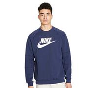Nike Herren Nsw Modern Crew Fleece Sweatshirt, Midnight Navy/White, 44 EU