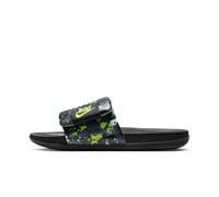 NIKE Offcourt Adjust Slides Badelatschen Herren 002 - black/volt-iron grey-volt tint 44