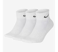 Nike 9 Paar Socken One Quater Socks Herren Damen Kurze Socke Knöchelhoch, Farbcode + Farbe:A21 9 Paar weiss, Größe:38-42