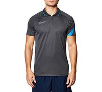 Nike Herren Polo Dri-FIT Academy Pro Polo, Anthracite/Photo Blue/White, L, BV6922