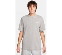 Nike FN3894-063 Club Polo Shirt Herren DK Grey Heather/White Größe 2XL