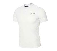 NIKE Herren Polo Shirt M NKCT Dry Polo Blade, White/(Black), S, AQ7732
