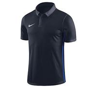 Nike Herren Poloshirt Academy 18, Obsidian/Royal Blue/White, S, 899984-451