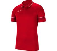 Nike Herren Poloshirt Academy 21 Polo SS CW6104-657 M University Red/White/Gym Red/White