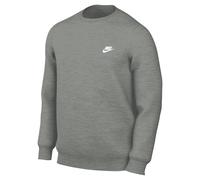 Nike Herren Pullover Club BB Crew FN3886-063 M Dk Grey Heather/White