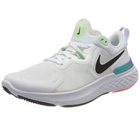 Nike Herren React Miler Running Shoe, White/Black-Vapor Green-Hyper Jade, 42 EU