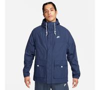 Nike Herren Regenjacke Club Bowline Jacket FN3108-410 M Midnight Navy/White