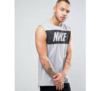 Nike Herren Retro Logo Weste In Grau M
