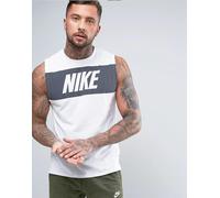 Nike Herren Retro Logo Weste In Weiß M