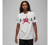 NIKE Herren Shirt M J JD AIR STRETCH SS CREW (DV1445) L WHITE/BLACK/GYM RED