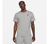 NIKE Herren Shirt M J JUMPMAN EMB SS CREW (DC7485) M CARBON HEATHER/BLACK