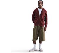 NIKE Herren Shirt M NK CLUB BB FZ HOODIE (FN3861) 3XL DARK TEAM RED/DARK TEAM RED/WHITE