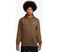NIKE Club Fleece-Hoodie Herren 235 - mosswood brown/mosswood brown/white XXL